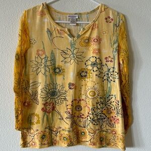 Monroe & Martin - Long Sleeve Blouse Top